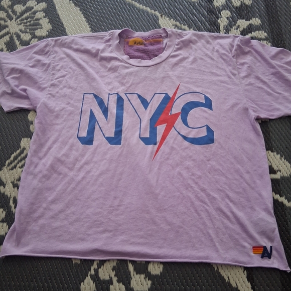 Aviator Nation Tops - Aviator Nation Crop Tshirt Large